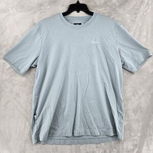 Rapha‎ Mens 2XL Casual Shirt Blue Cotton Short Sleeve